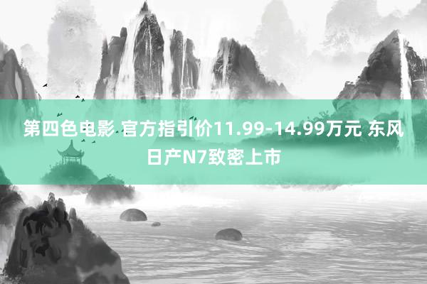 第四色电影 官方指引价11.99-14.99万元 东风日产N7致密上市
