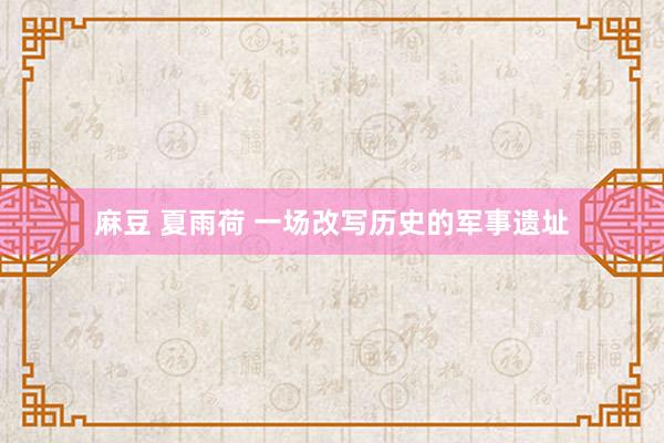 麻豆 夏雨荷 一场改写历史的军事遗址